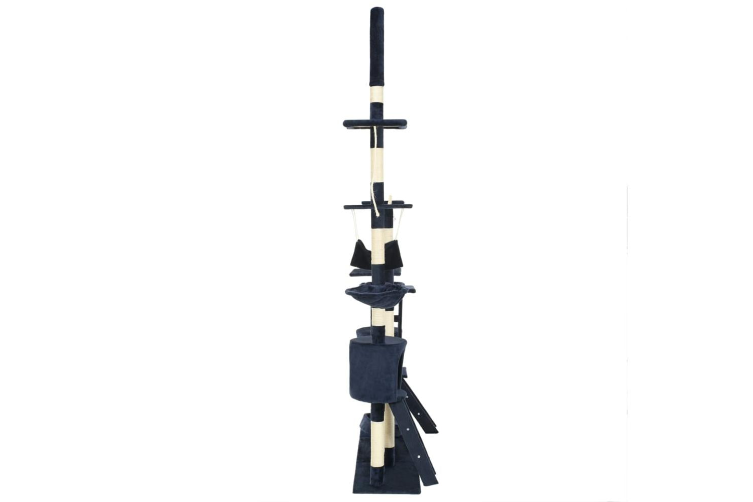 Cat Tree With Sisal Scratching Posts 230-250 Cm Blue-3