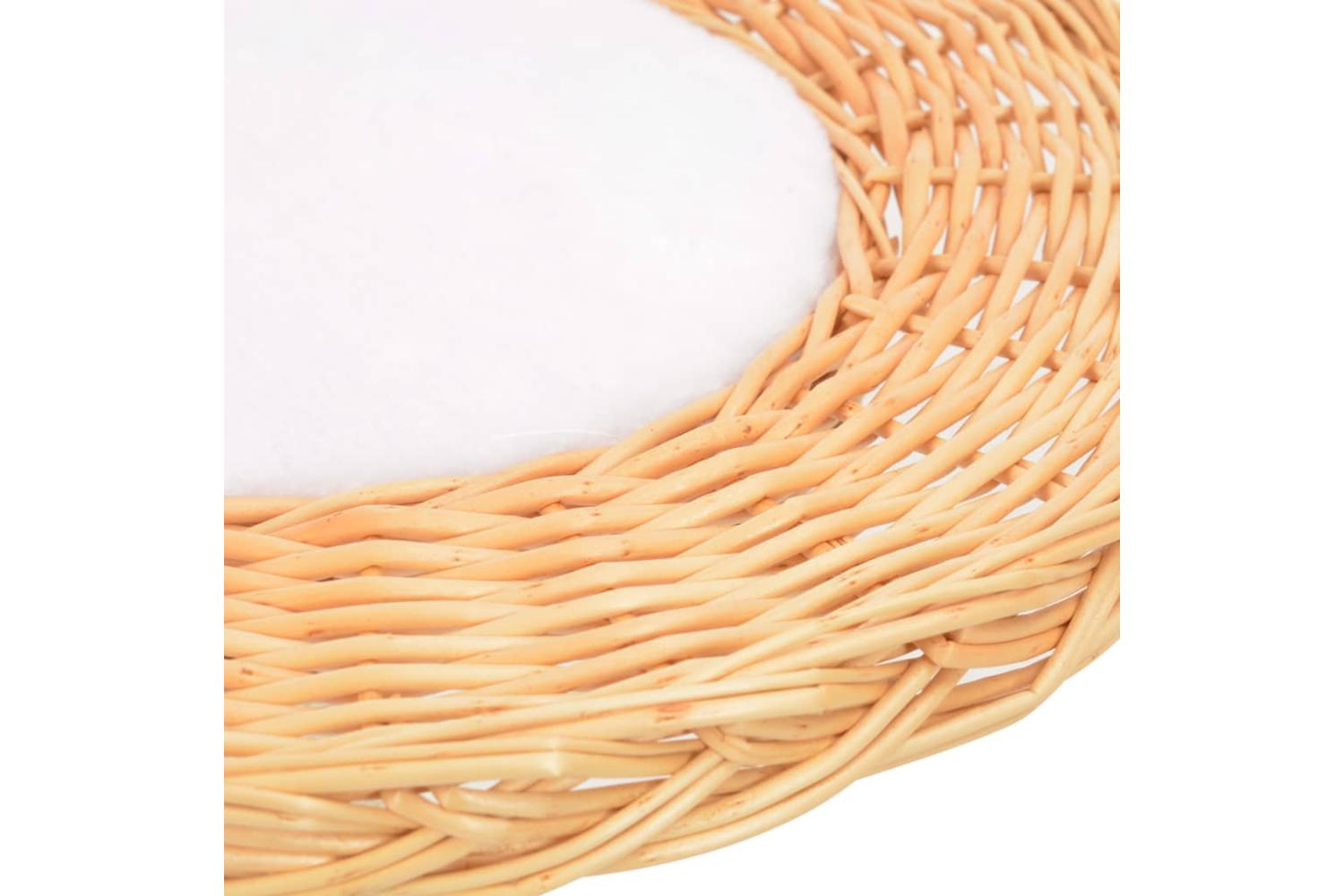 Cat Tree With Sisal Scratching Post Natural Willow Wood-5