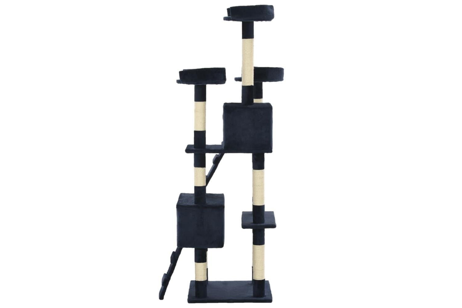 Cat Tree With Sisal Scratching Posts 170 Cm Blue-4