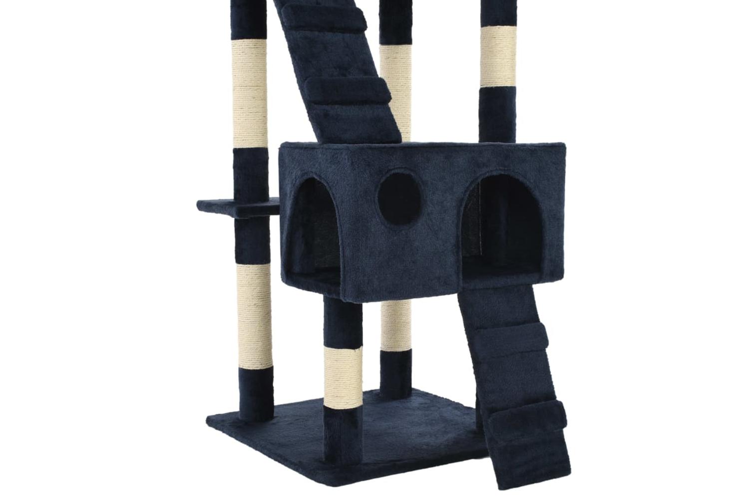 Cat Tree With Sisal Scratching Posts 170 Cm Blue-6