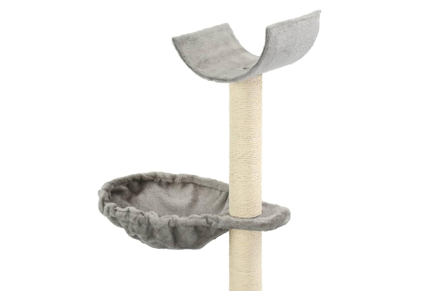 Cat Tree With Sisal Scratching Posts 105 Cm Grey-4