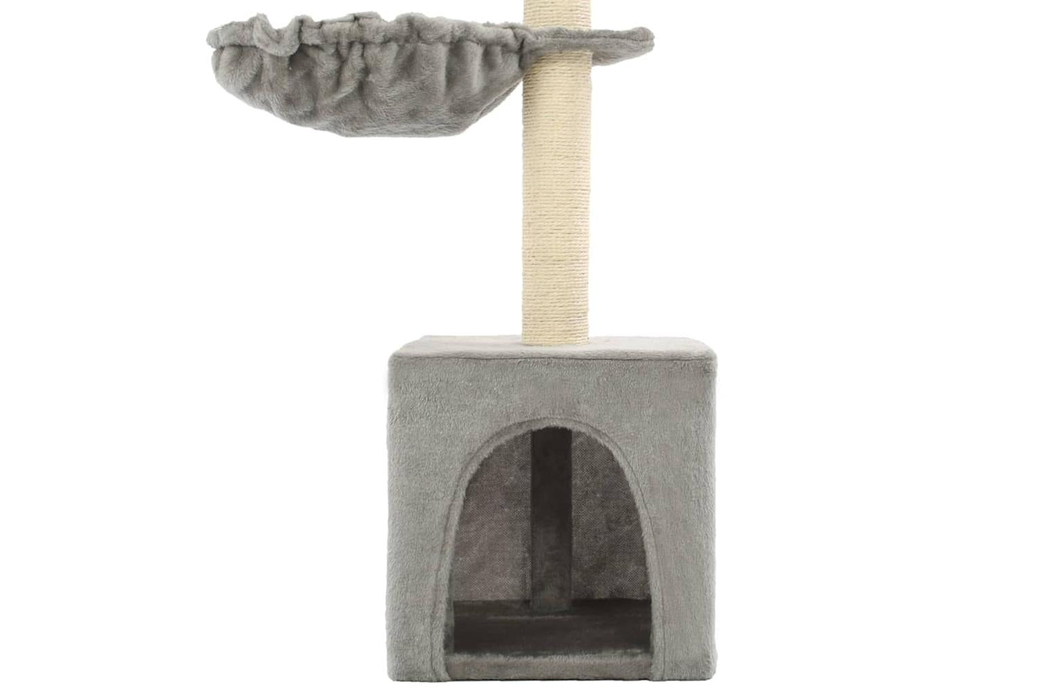 Cat Tree With Sisal Scratching Posts 105 Cm Grey-5