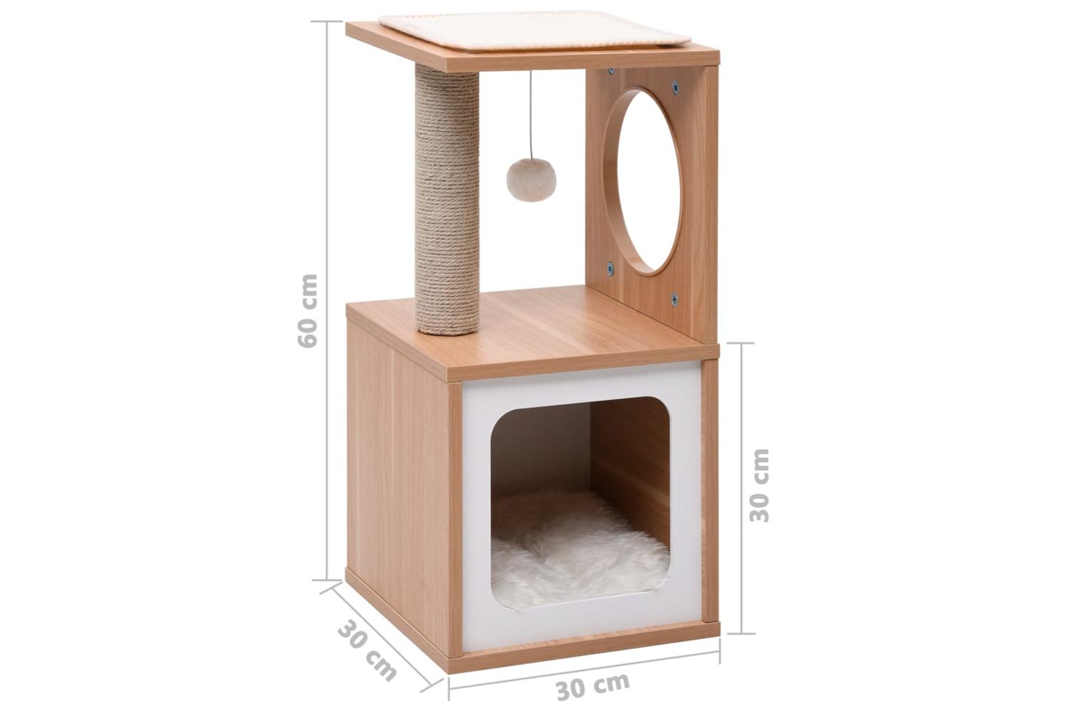 Cat Tree With Sisal Scratching Mat 60 Cm-8