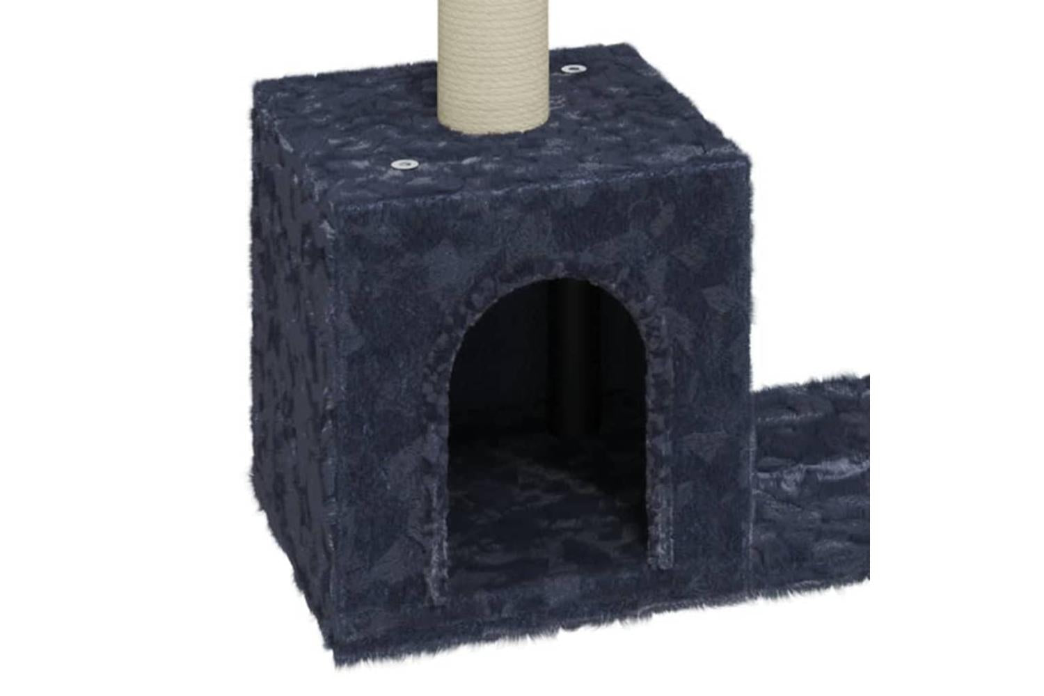 Cat Tree With Sisal Scratching Posts Dark Grey 60 Cm-5