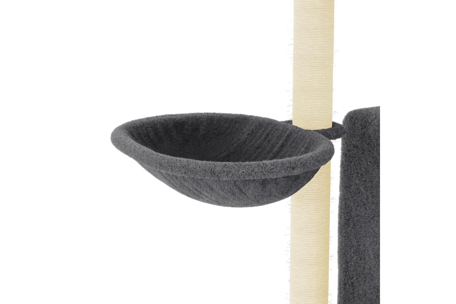 Cat Tree With Sisal Scratching Posts Dark Grey 965 Cm-7