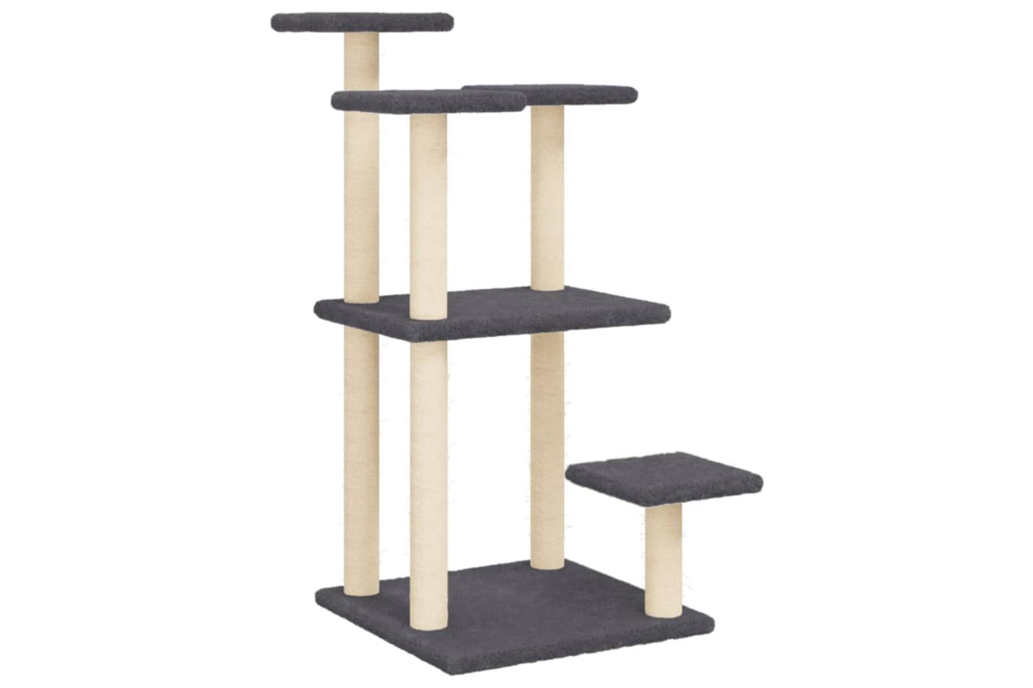 Cat Scratching Posts With Platforms Dark Grey 985 Cm-2