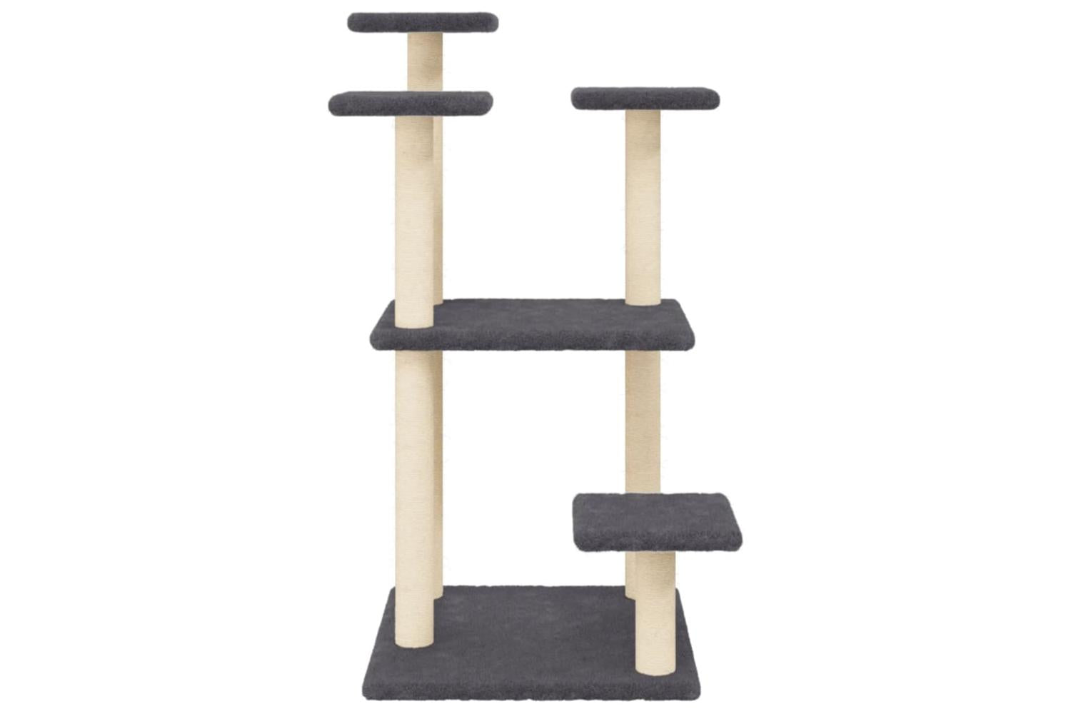 Cat Scratching Posts With Platforms Dark Grey 985 Cm-4