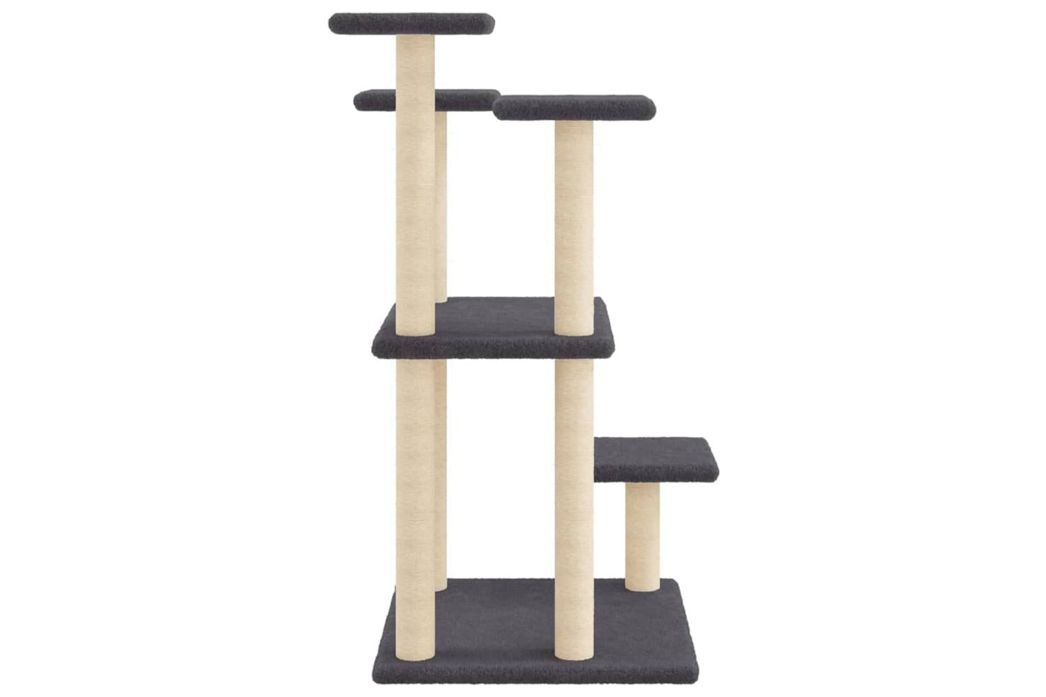 Cat Scratching Posts With Platforms Dark Grey 985 Cm-5