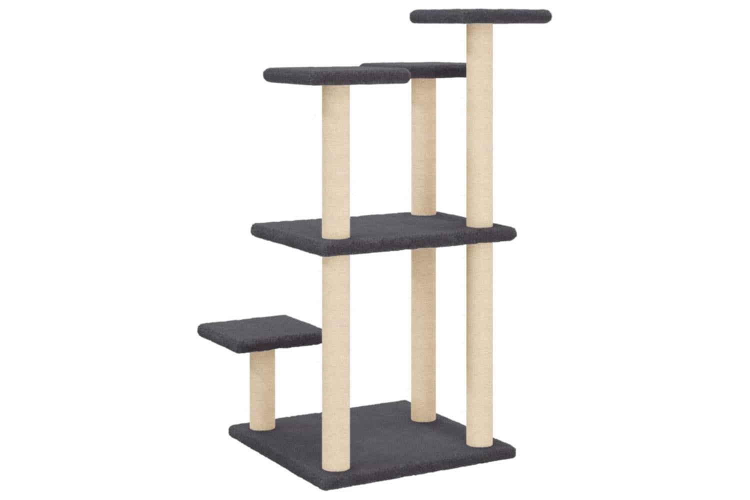 Cat Scratching Posts With Platforms Dark Grey 985 Cm-6
