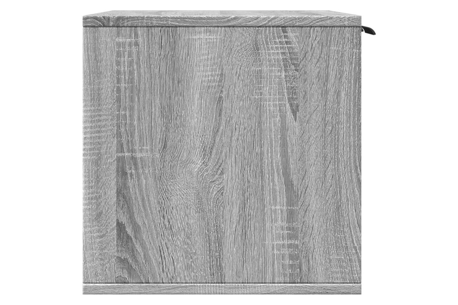 Cat Litter Box Enclosure Grey Sonoma 60x40x40 Cm Engineered Wood-6