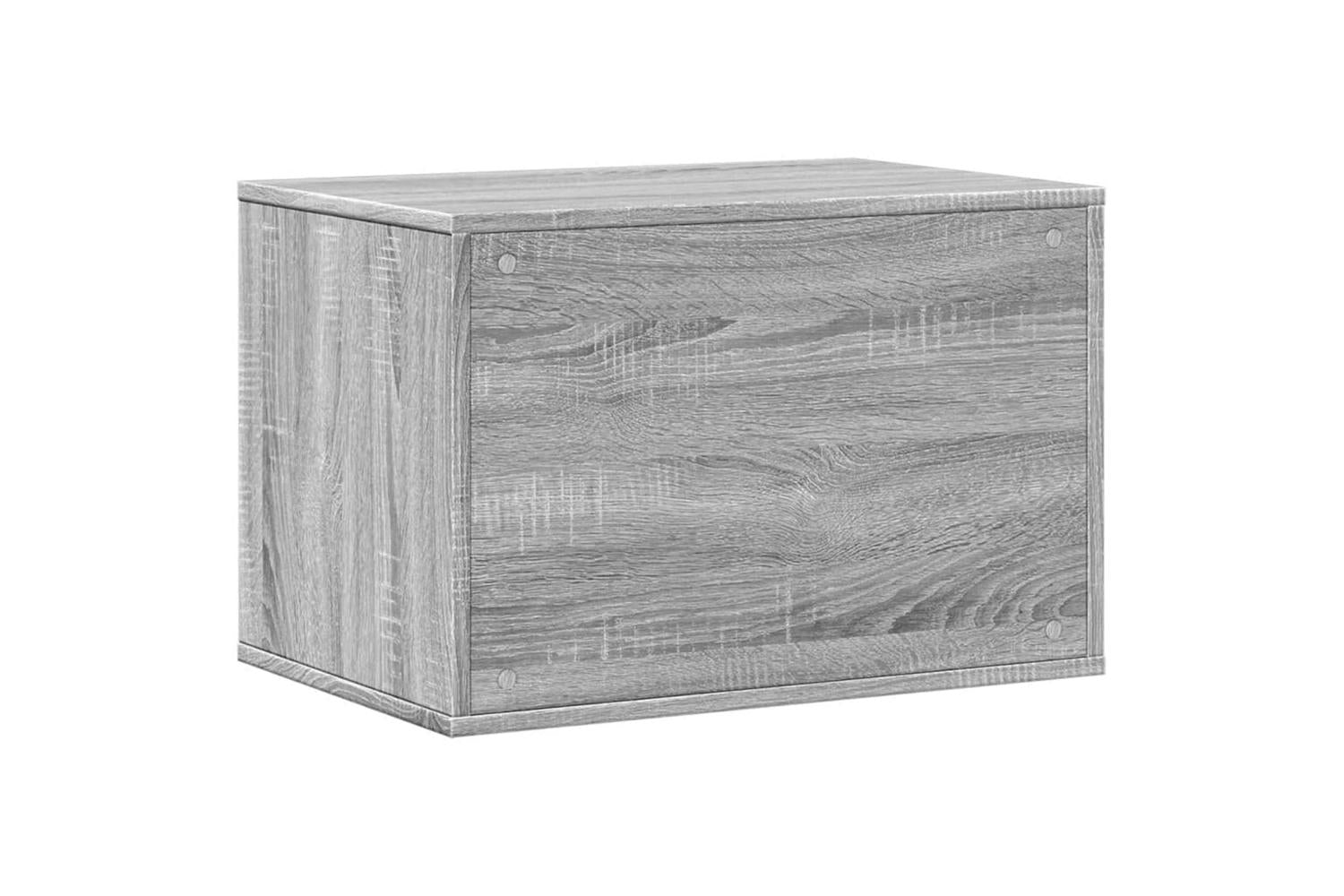 Cat Litter Box Enclosure Grey Sonoma 60x40x40 Cm Engineered Wood-7