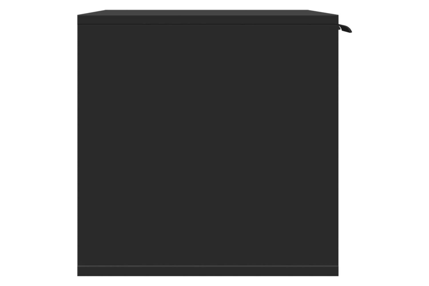 Cat Litter Box Enclosure Black 80x50x45 Cm Engineered Wood-6