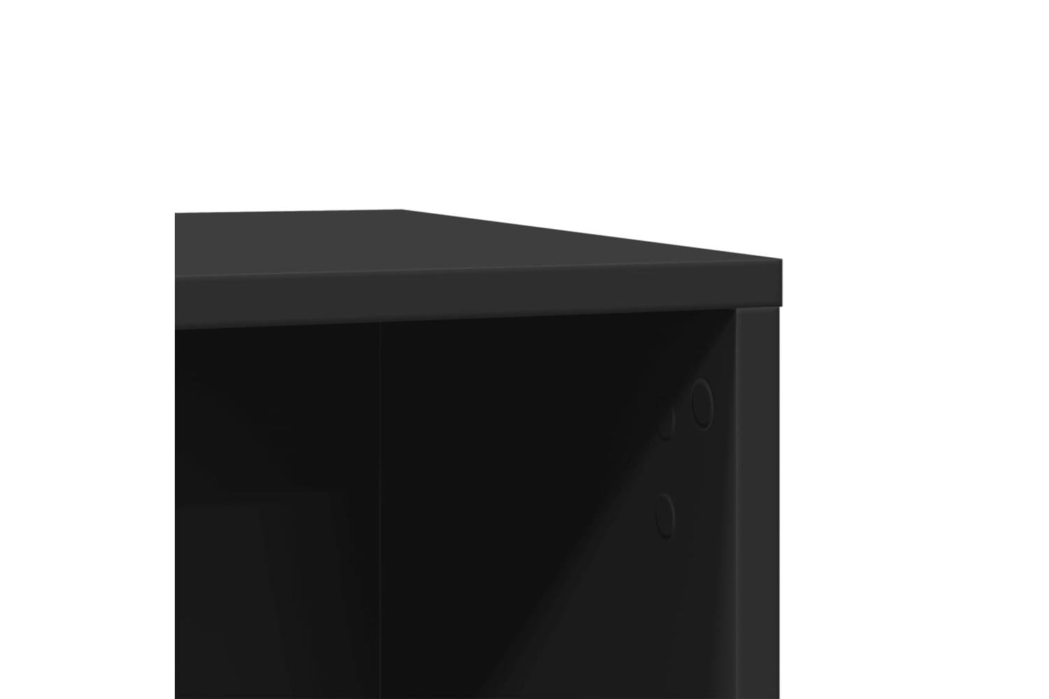 Cat Litter Box Enclosure Black 80x50x45 Cm Engineered Wood-9