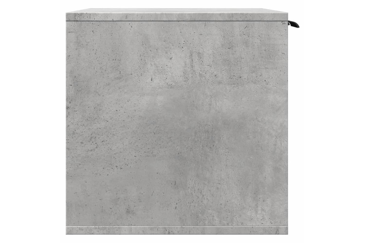 Cat Litter Box Enclosure Concrete Grey 80x50x45 Cm Engineered Wood-6