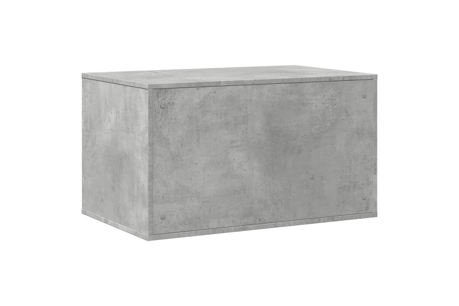 Cat Litter Box Enclosure Concrete Grey 80x50x45 Cm Engineered Wood-7