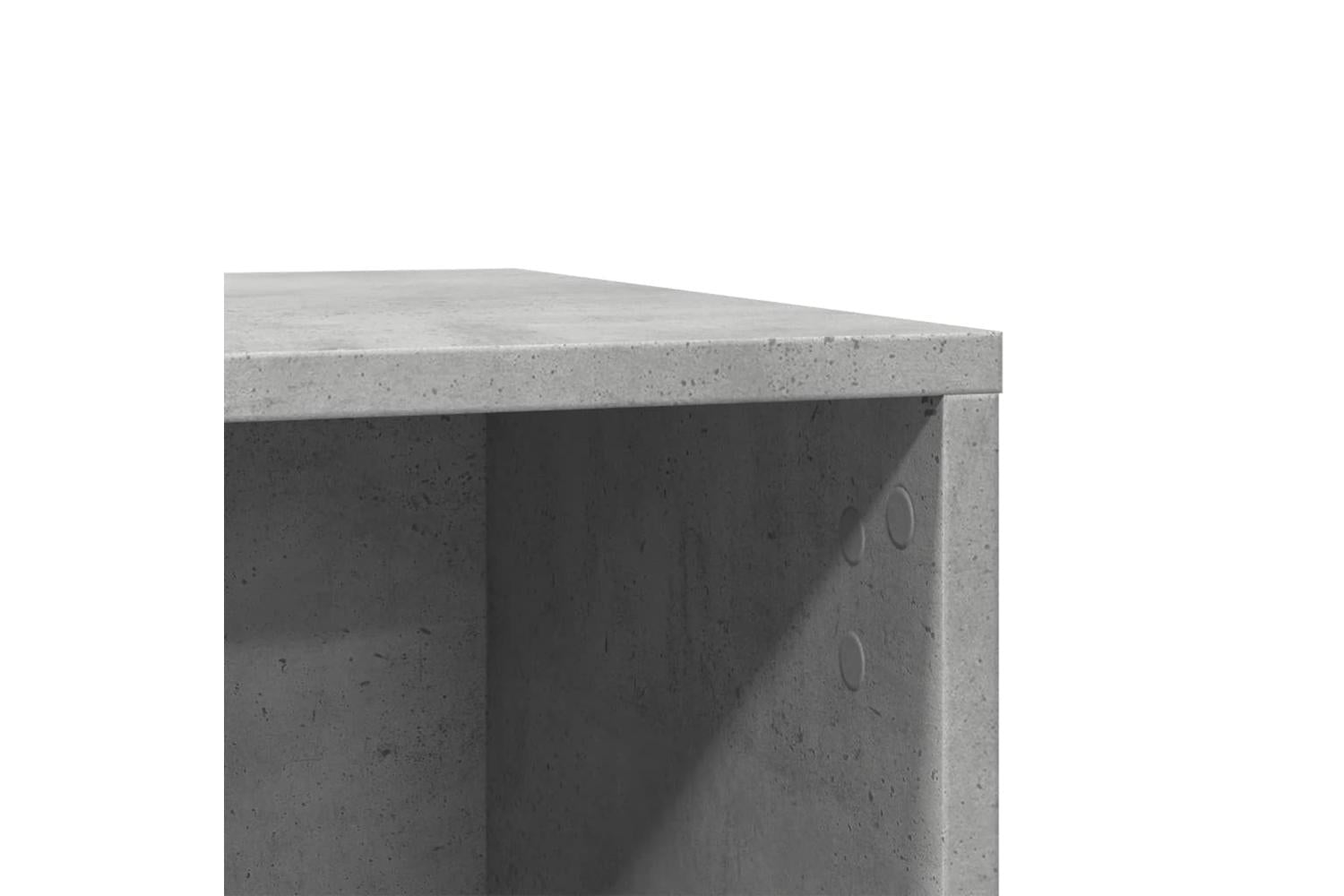 Cat Litter Box Enclosure Concrete Grey 80x50x45 Cm Engineered Wood-9