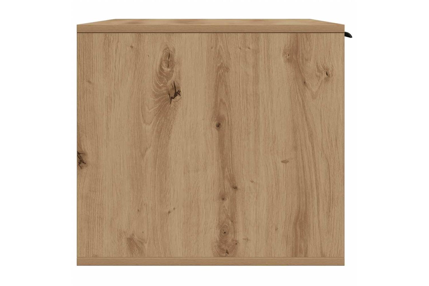 Cat Litter Box Enclosure Artisian Oak 80x50x45 Cm Engineered Wood-6