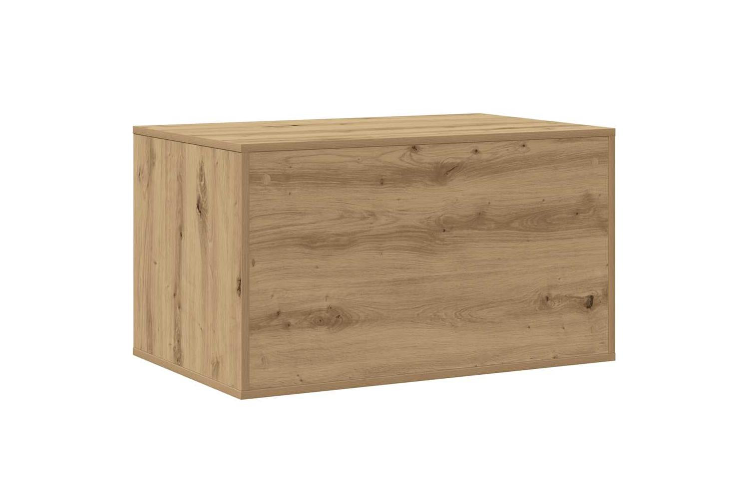 Cat Litter Box Enclosure Artisian Oak 80x50x45 Cm Engineered Wood-7