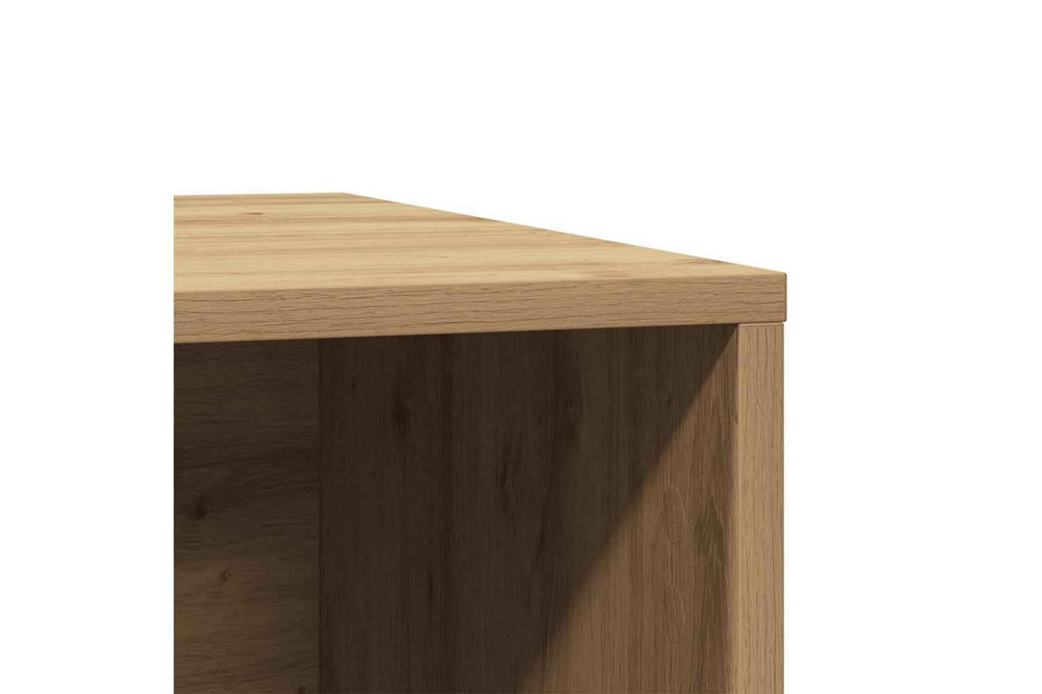 Cat Litter Box Enclosure Artisian Oak 80x50x45 Cm Engineered Wood-9