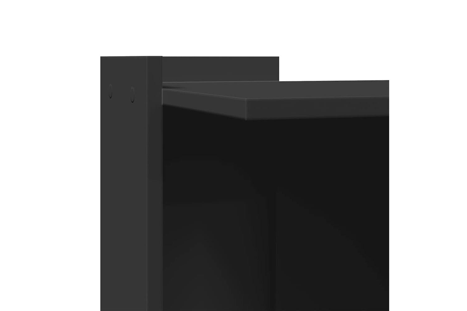 Cat Litter Box Enclosure Black 42x42x51 Cm Engineered Wood-7