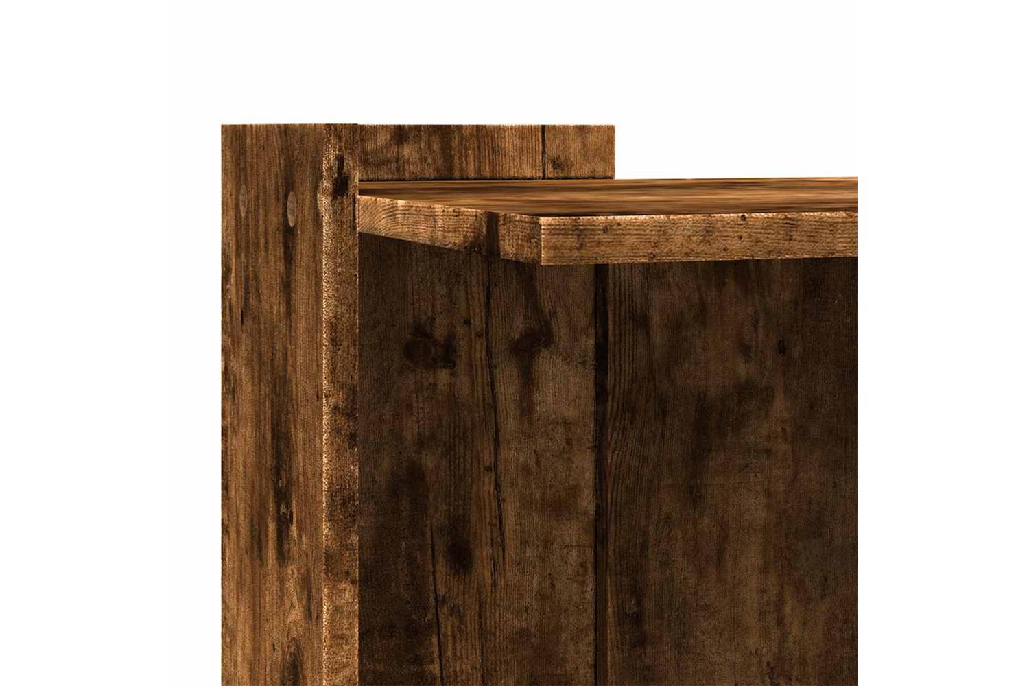 Cat Litter Box Enclosure Smoked Oak 53x53x51 Cm Engineered Wood-7