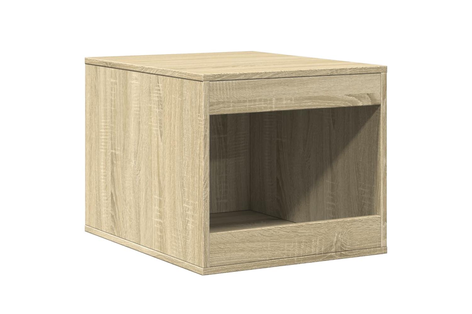 Cat Litter Box Enclosure Sonoma Oak 47x59x42 Cm Engineered Wood-2