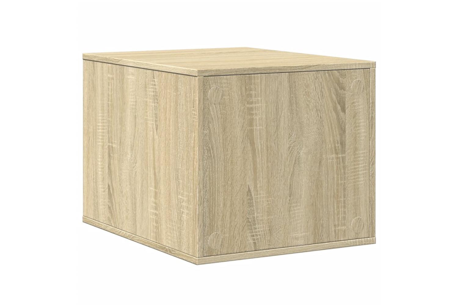 Cat Litter Box Enclosure Sonoma Oak 47x59x42 Cm Engineered Wood-6