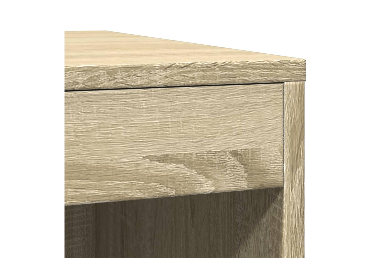 Cat Litter Box Enclosure Sonoma Oak 47x59x42 Cm Engineered Wood-7