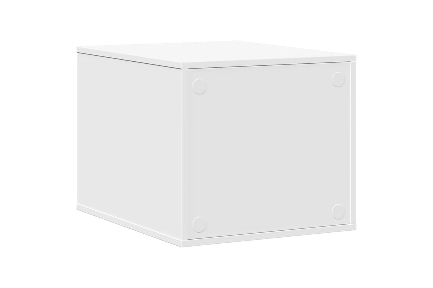 Cat Litter Box Enclosure White 47x59x42 Cm Engineered Wood-6