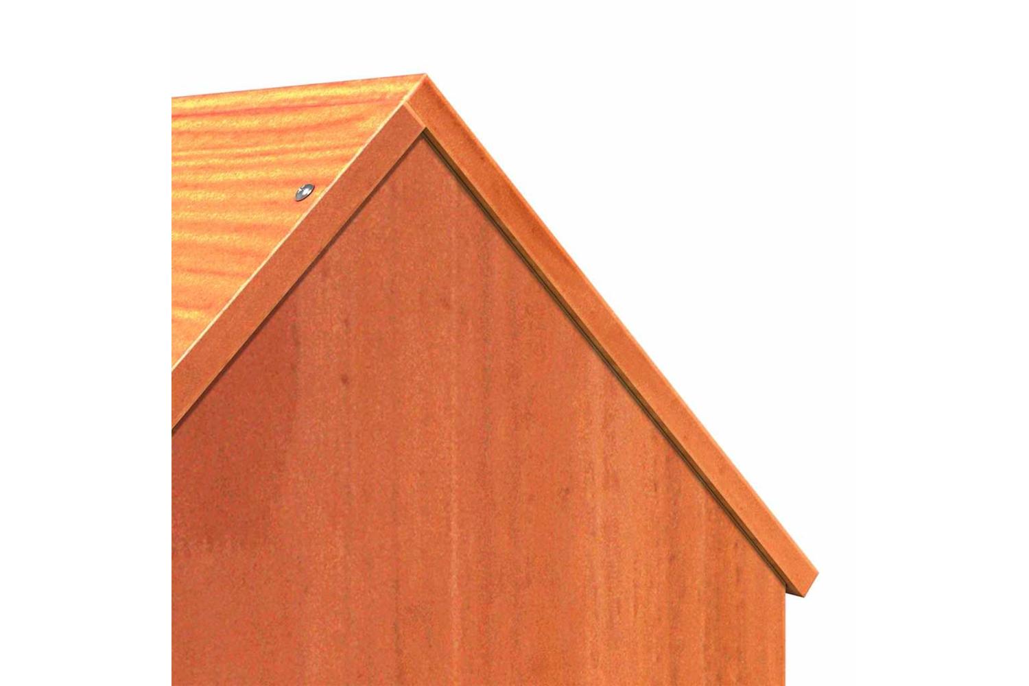 Cat House Wax Brown 41x50x50 Cm Solid Wood Pine-6