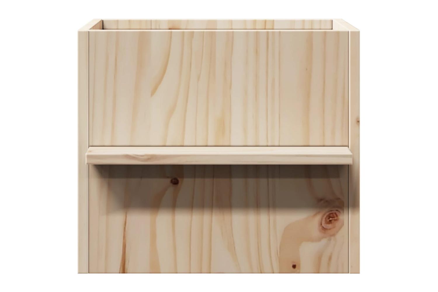 Cat House 51x35x30 Cm Solid Wood Pine-4