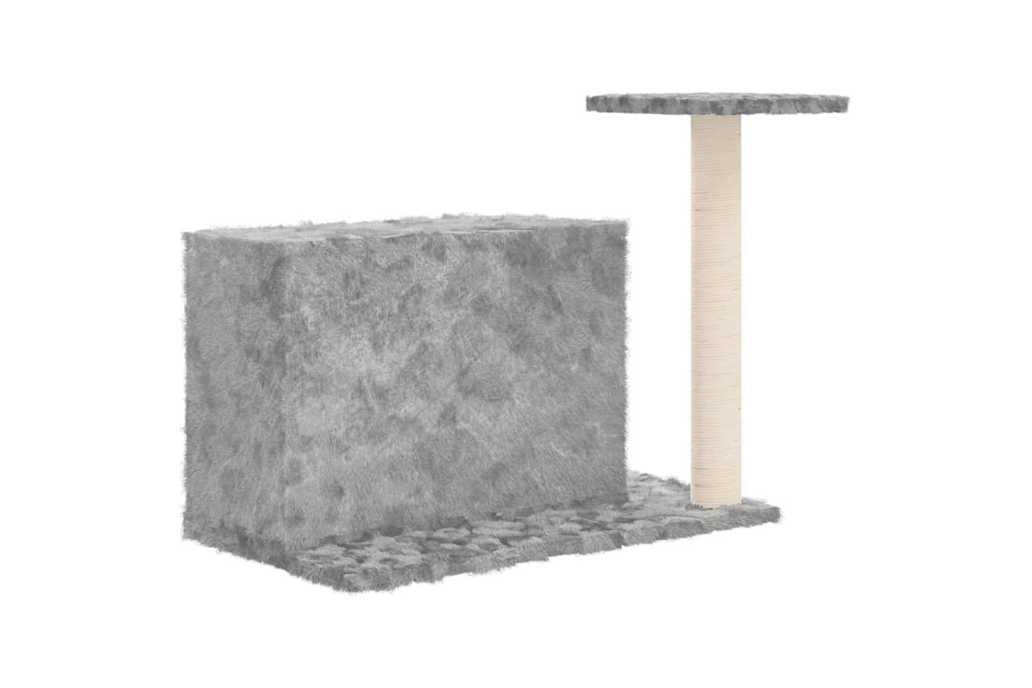 Cat Tree With Sisal Scratching Post Light Grey 51 Cm-5