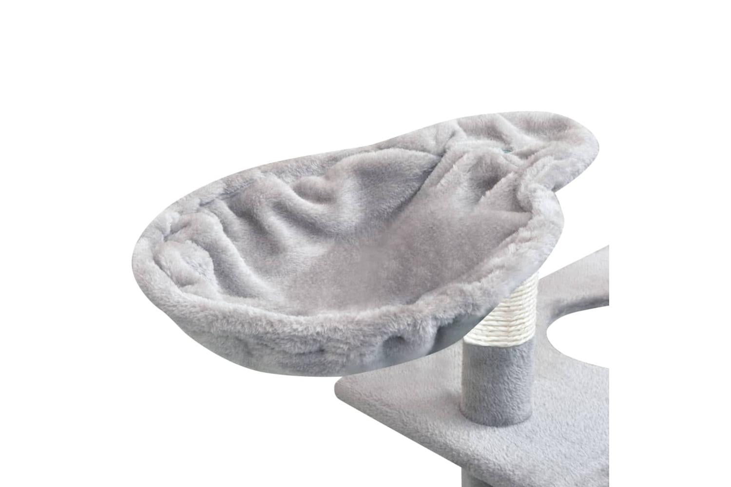 Cat Tree With Sisal Scratching Posts 150 Cm Grey-5