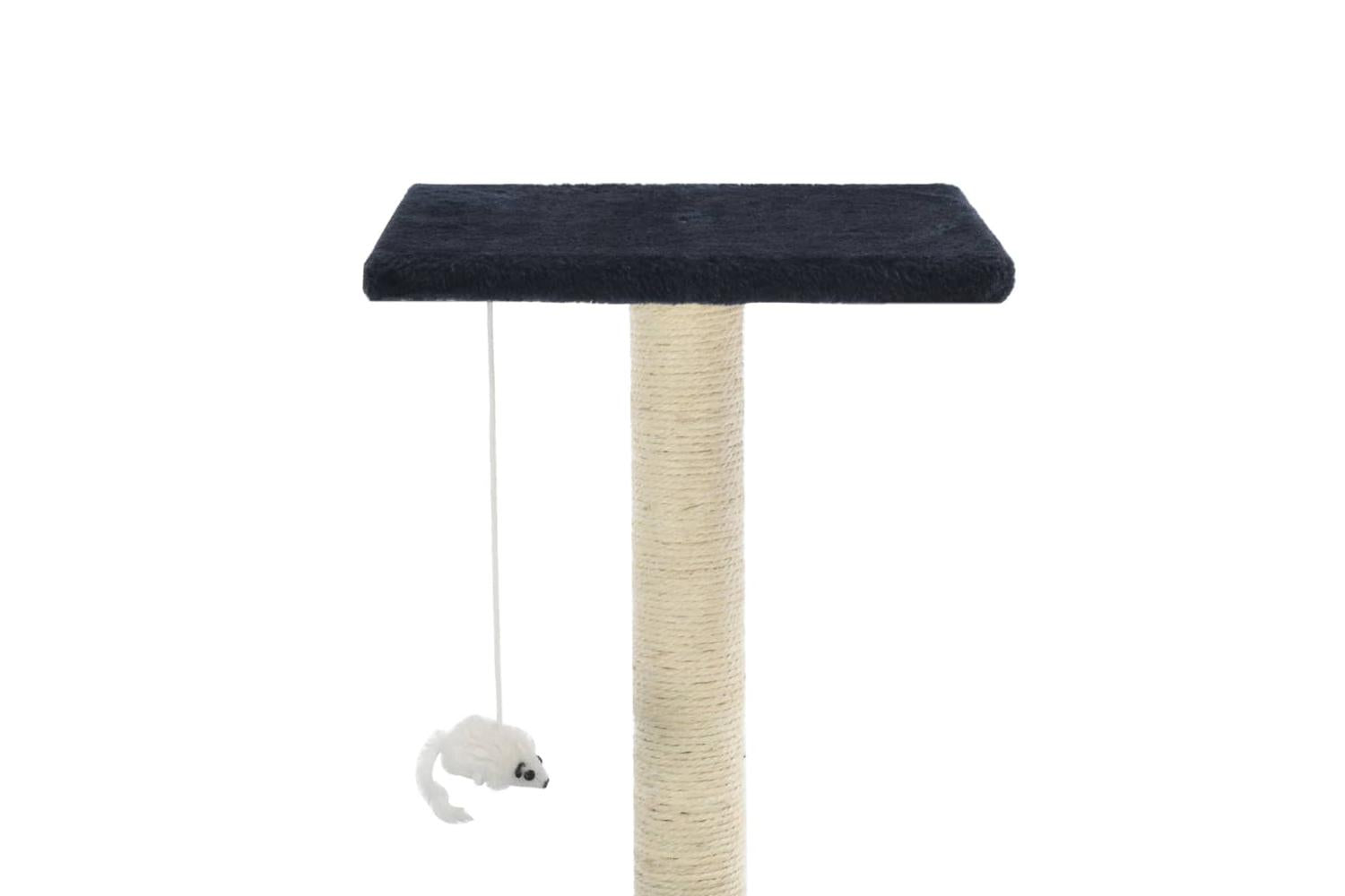 Cat Tree With Sisal Scratching Posts 95 Cm Dark Blue-6