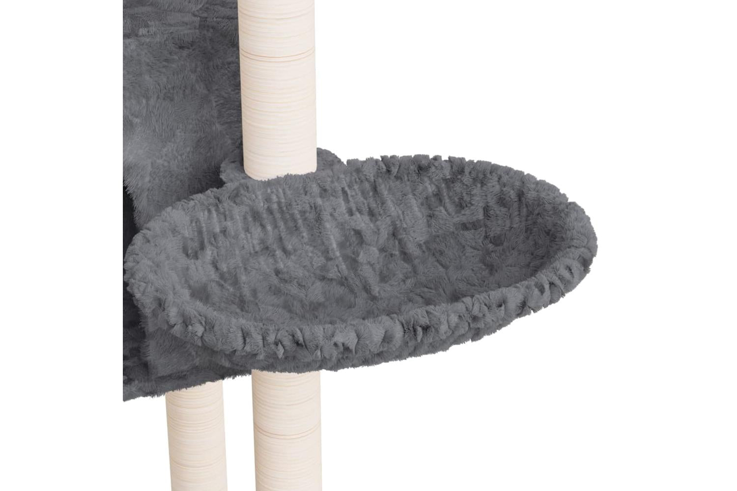 Cat Tree With Sisal Scratching Posts Dark Grey 1085 Cm-7