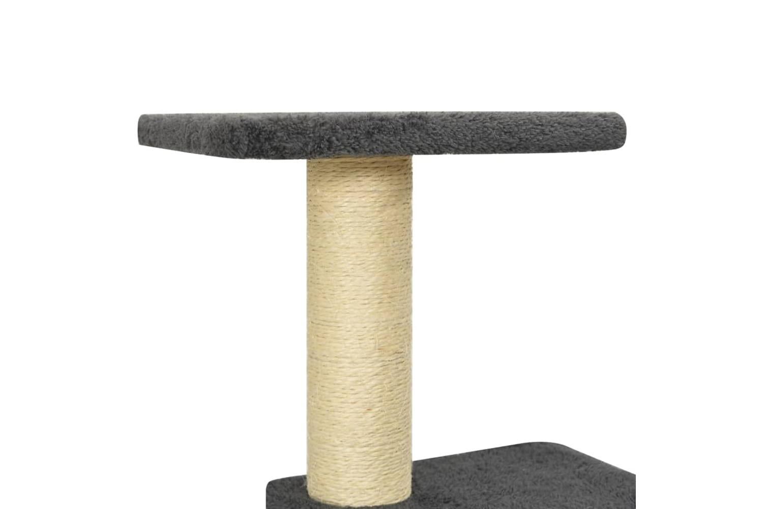 Cat Tree With Sisal Scratching Posts Dark Grey 1185 Cm-7