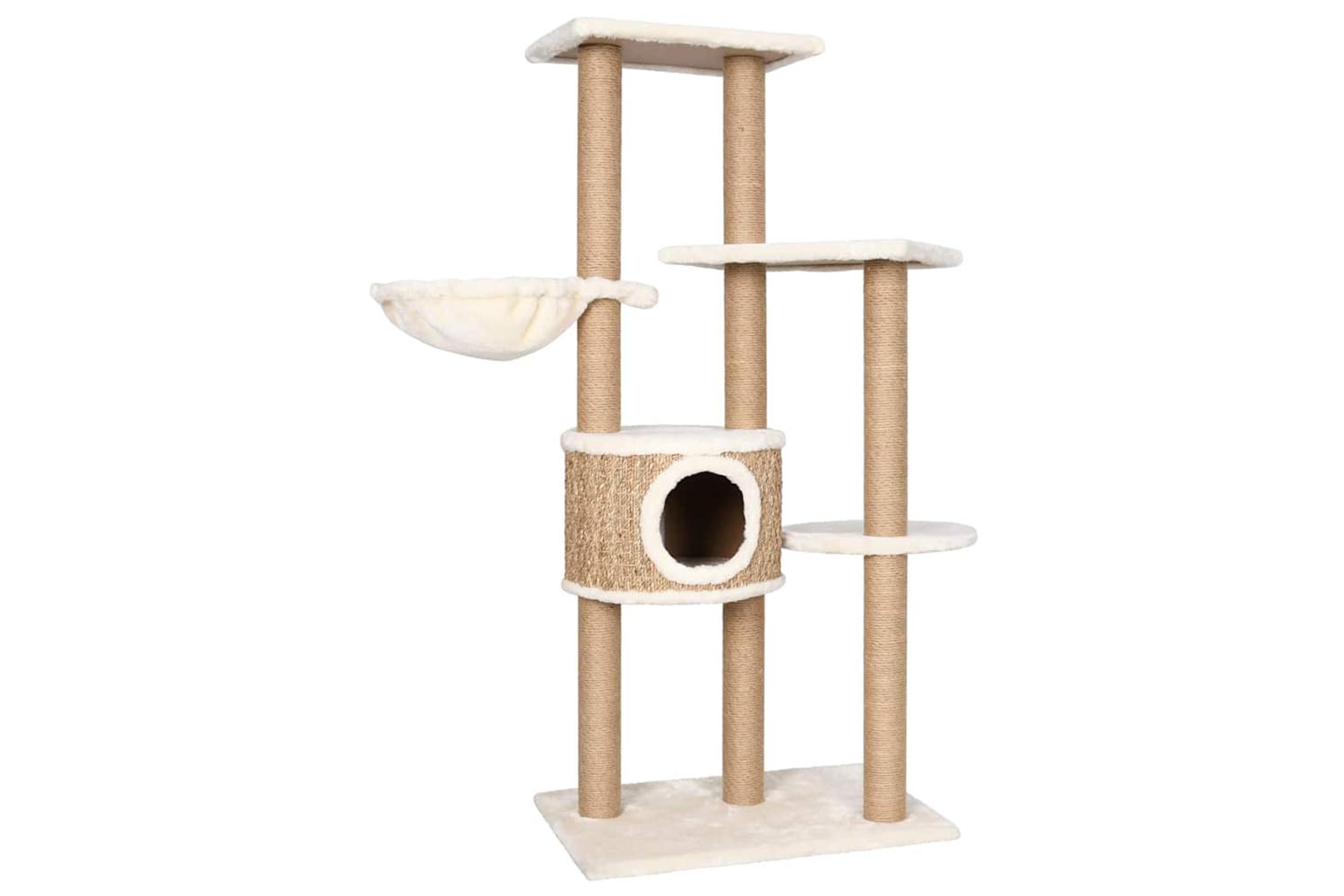 Cat Tree With Scratching Post 126cm Seagrass-2