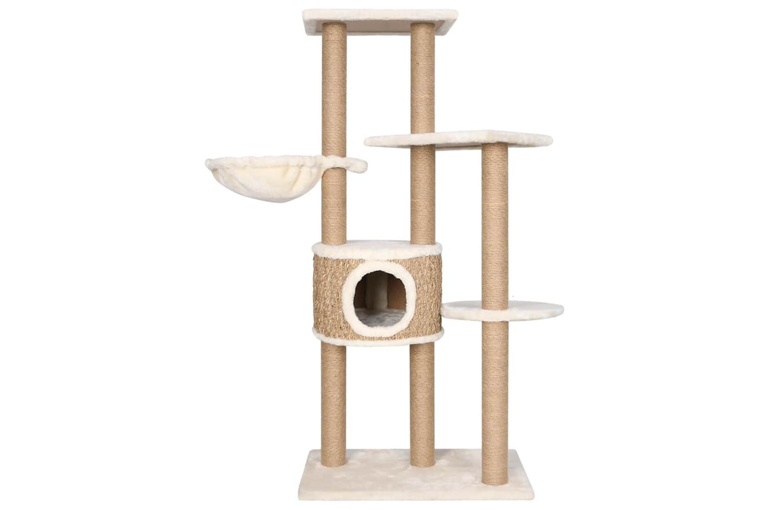 Cat Tree With Scratching Post 126cm Seagrass-3