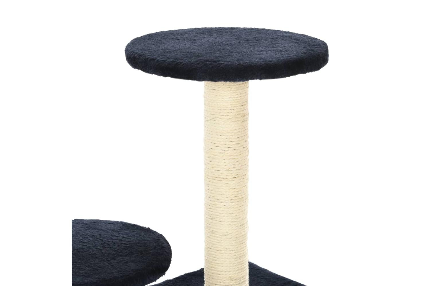 Cat Tree With Sisal Scratching Posts 60 Cm Dark Blue-6
