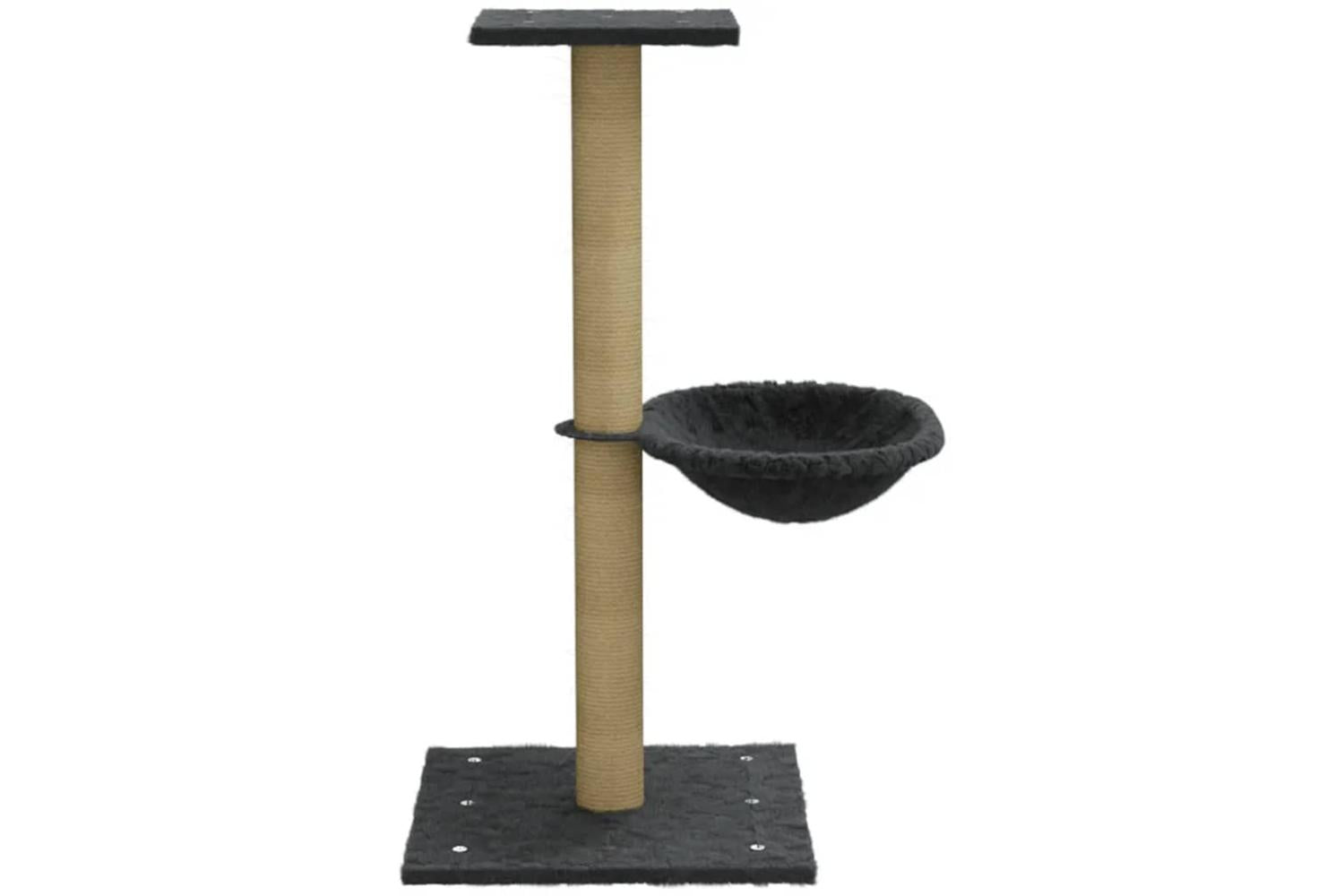 Cat Tree With Sisal Scratching Post Dark Grey 74 Cm-5