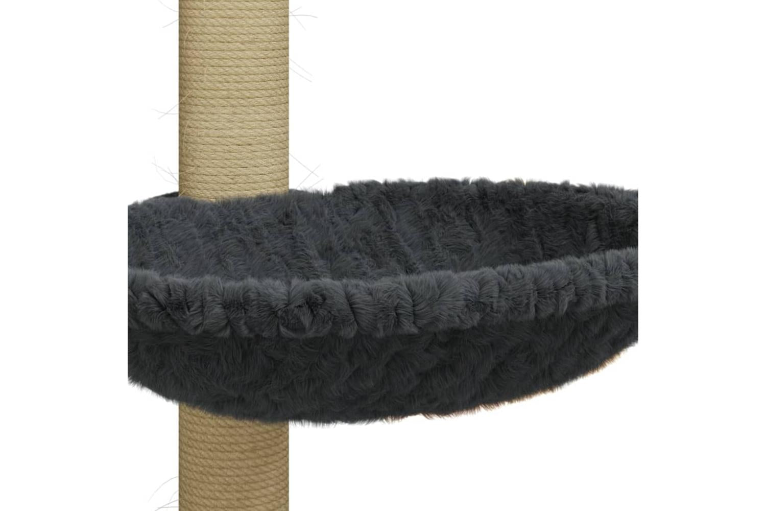 Cat Tree With Sisal Scratching Post Dark Grey 74 Cm-8