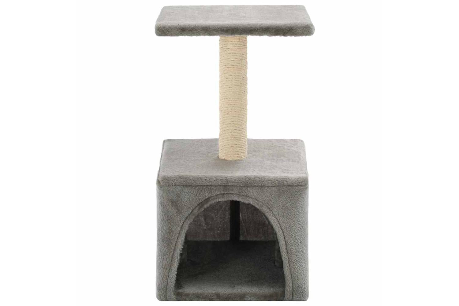 Cat Tree With Sisal Scratching Post 55 Cm Grey-4