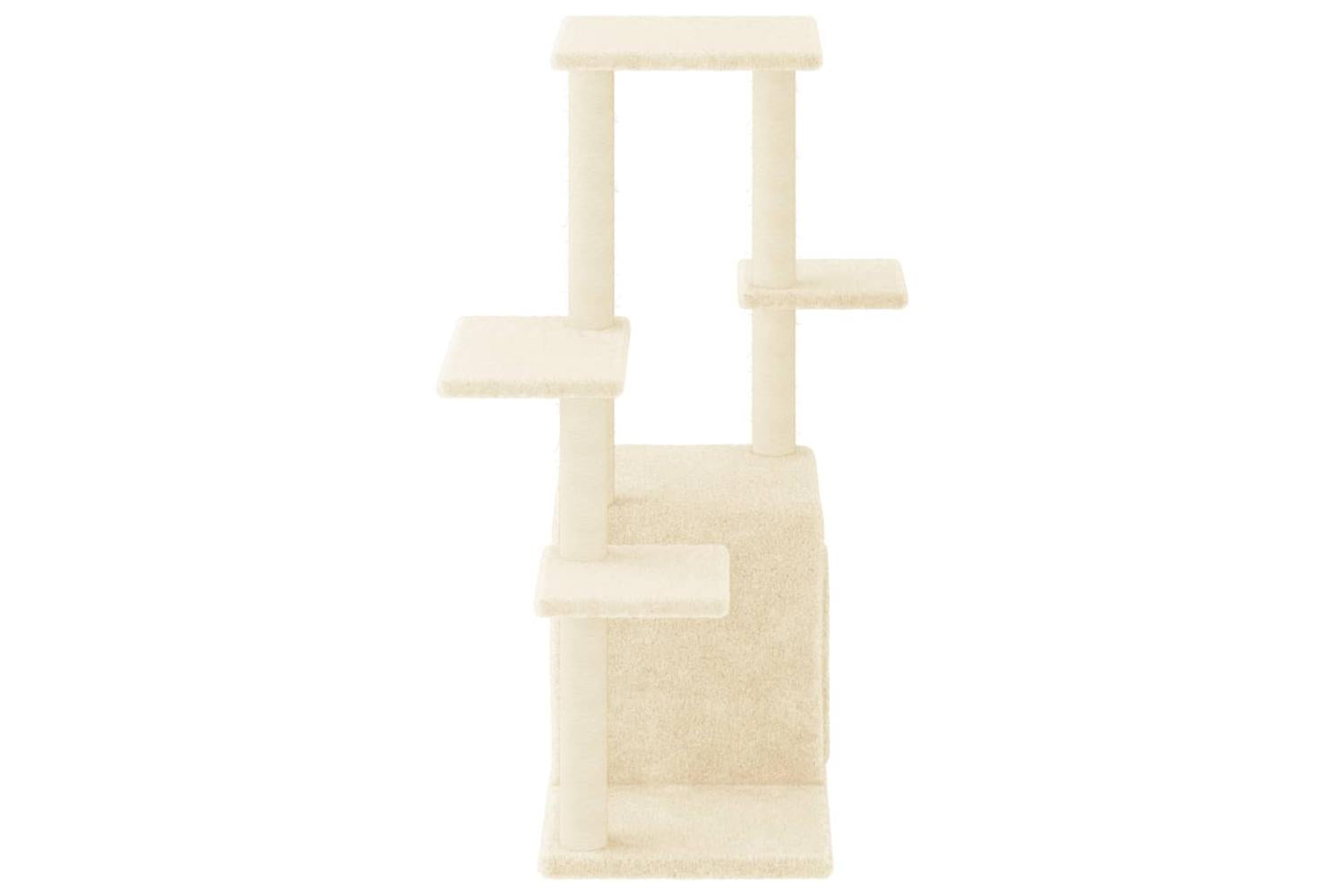 Cat Tree With Sisal Scratching Posts Cream 975 Cm-4