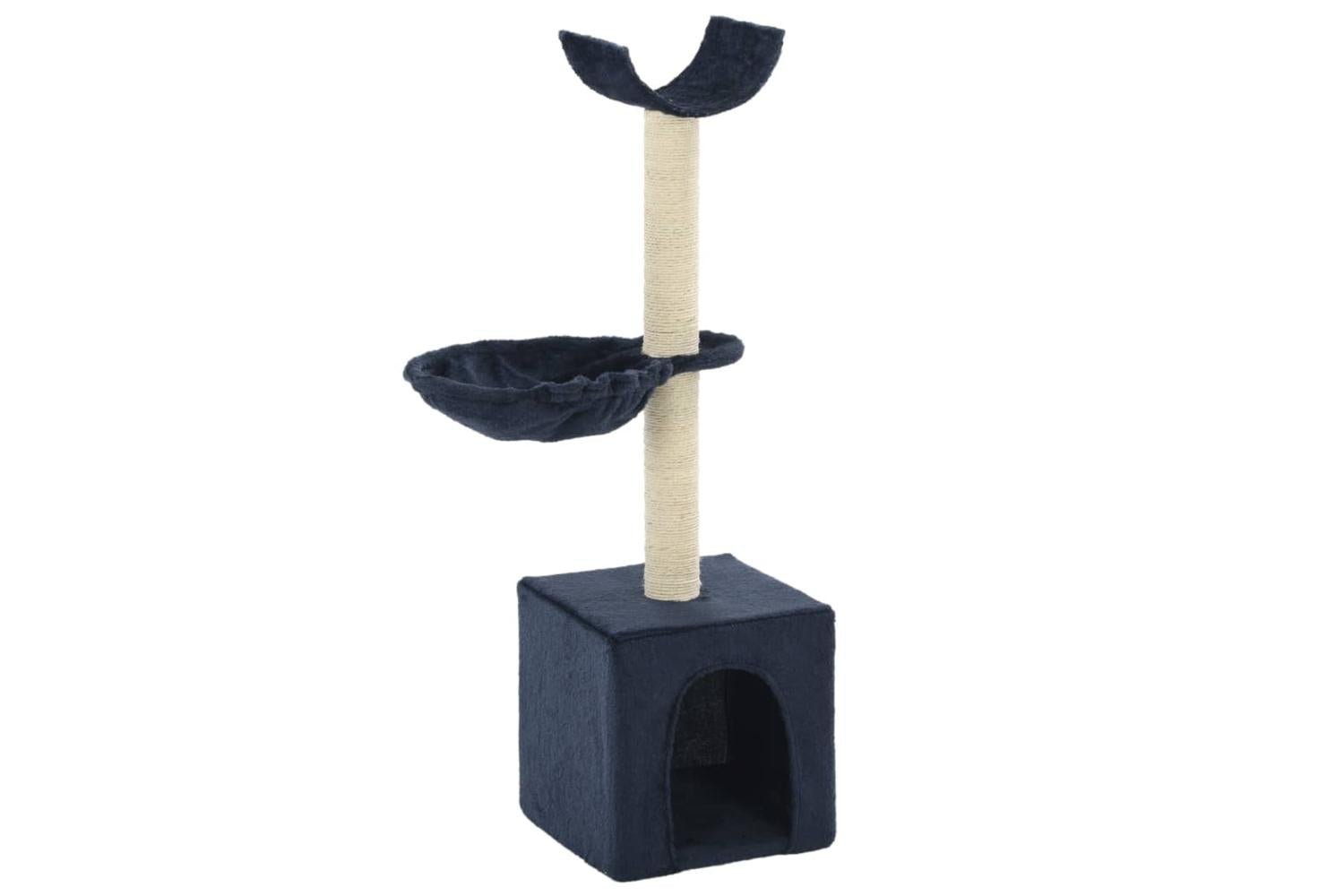 Cat Tree With Sisal Scratching Posts 105 Cm Blue