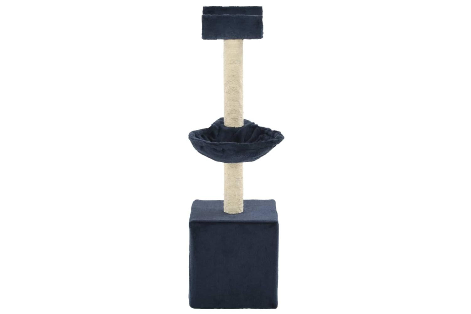 Cat Tree With Sisal Scratching Posts 105 Cm Blue-3