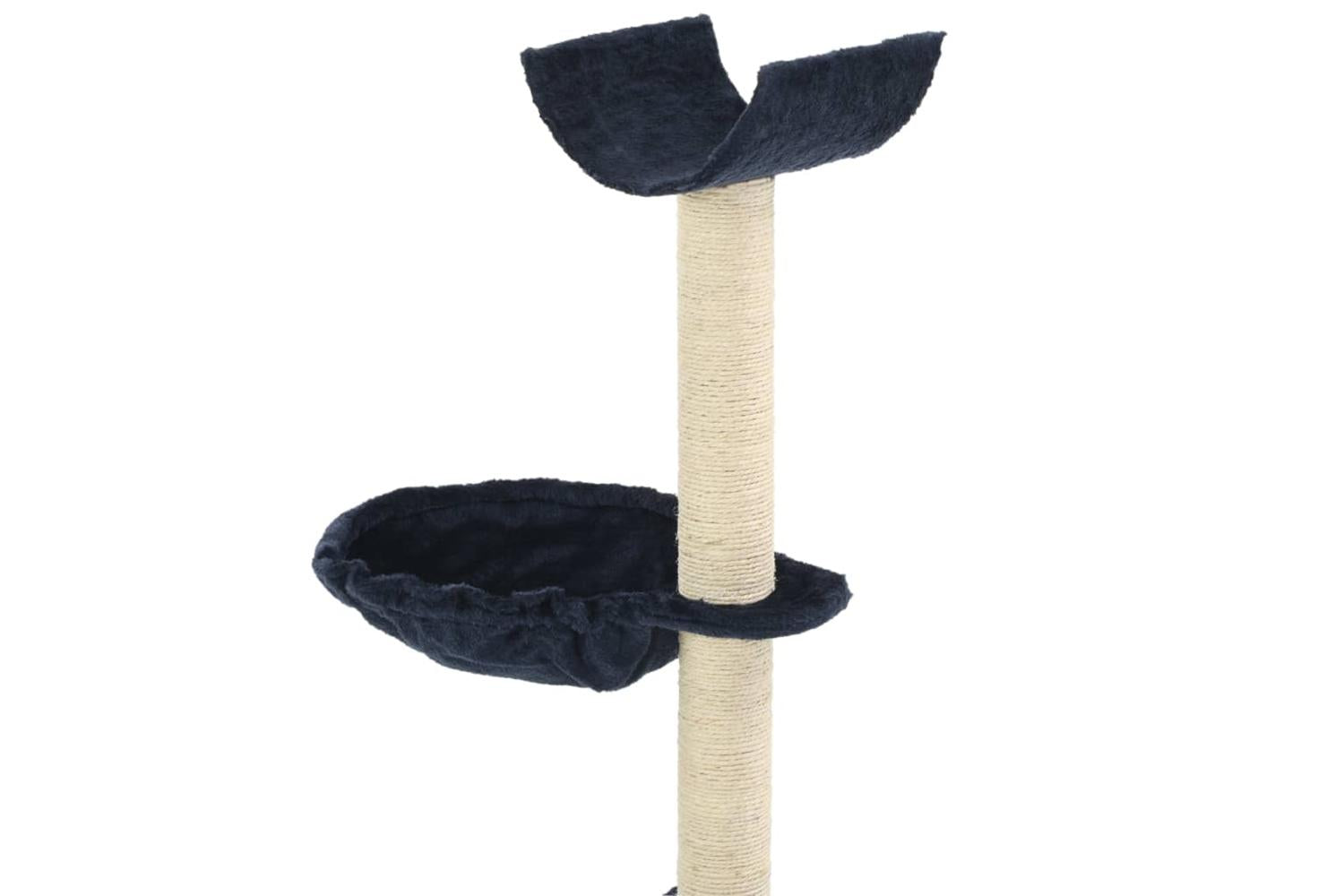 Cat Tree With Sisal Scratching Posts 105 Cm Blue-4