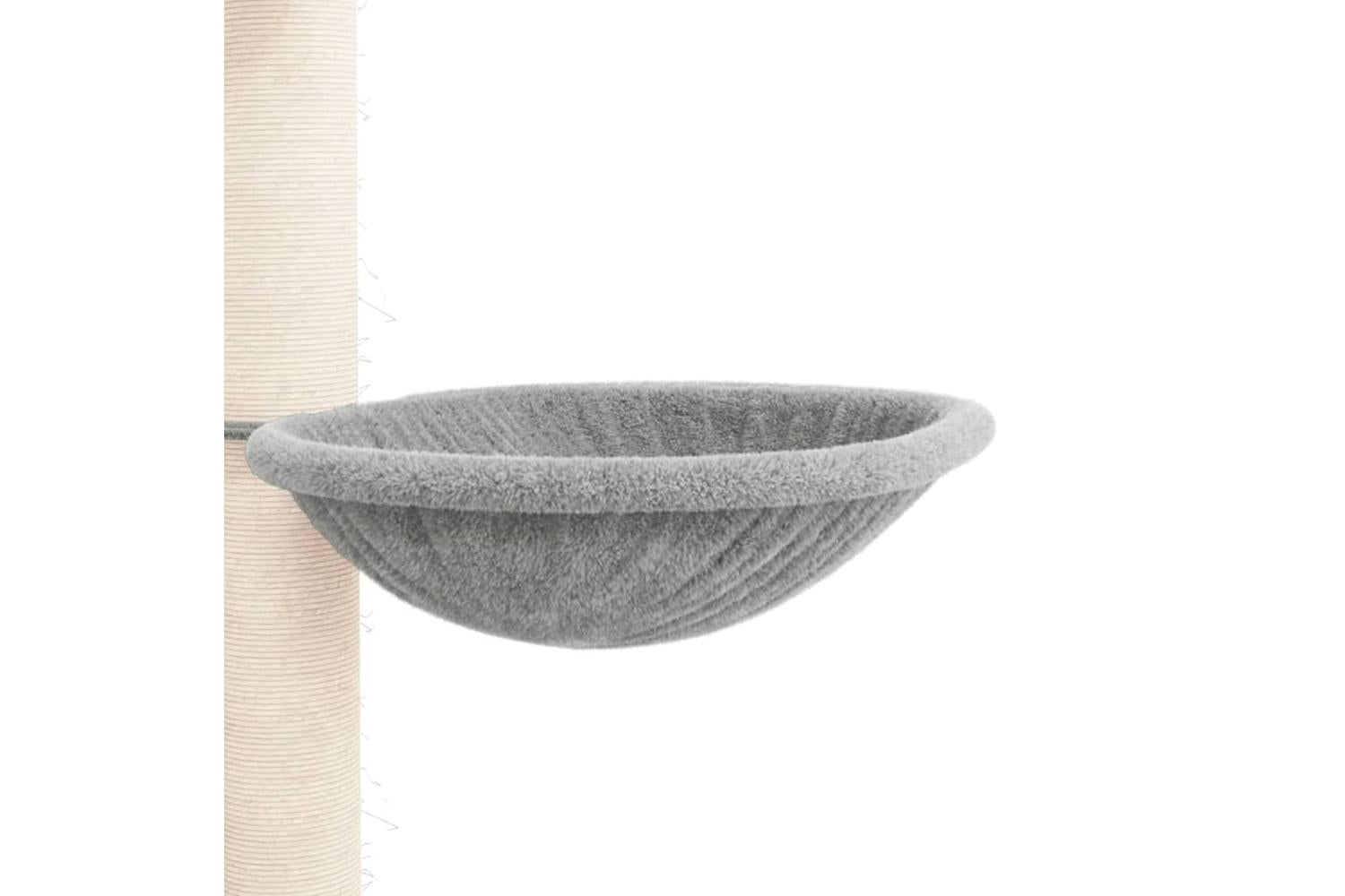 Floor To Ceiling Cat Tree Light Grey 2585-2845 Cm-8
