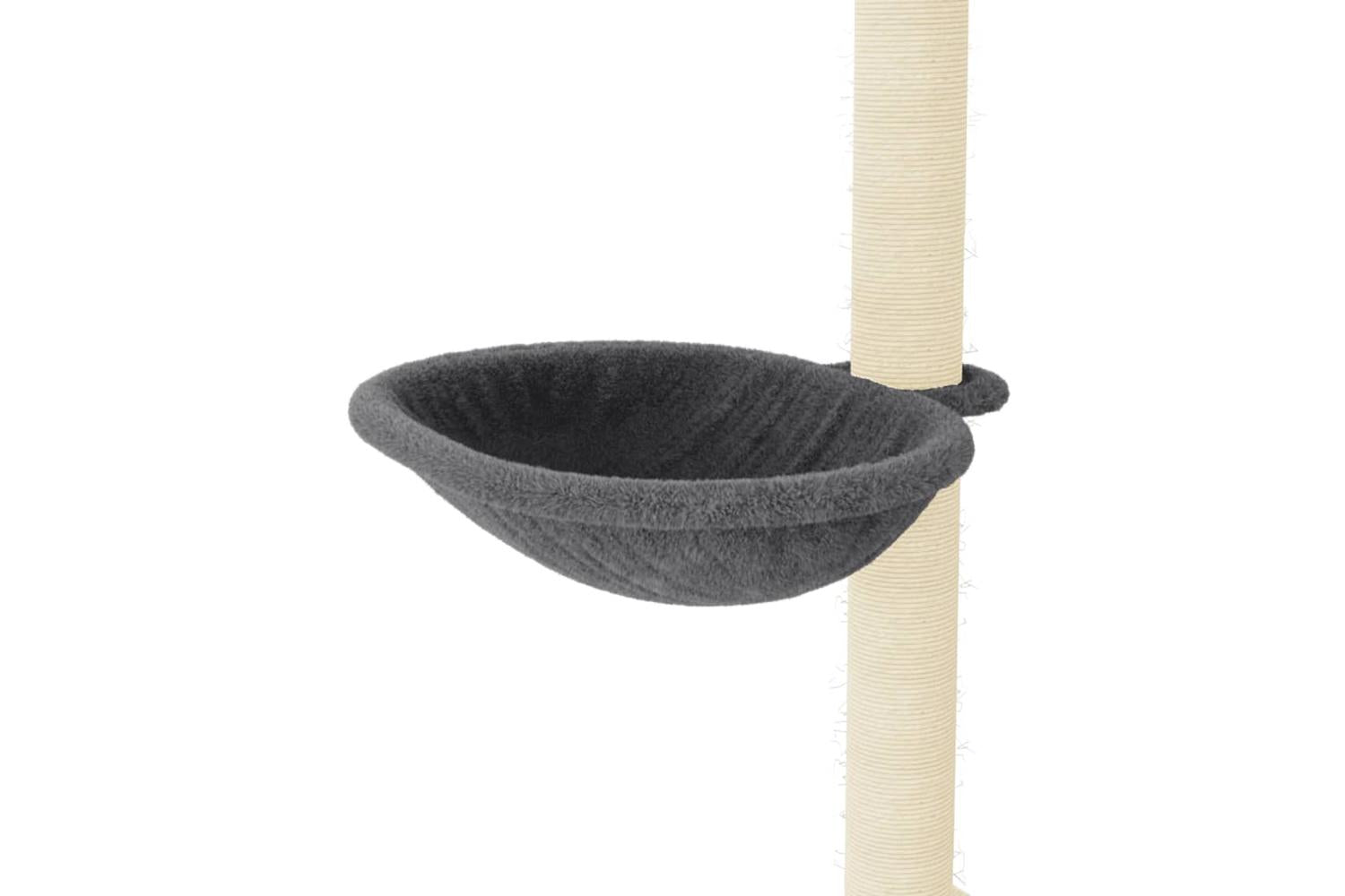Cat Tree With Sisal Scratching Posts Dark Grey 95 Cm-7