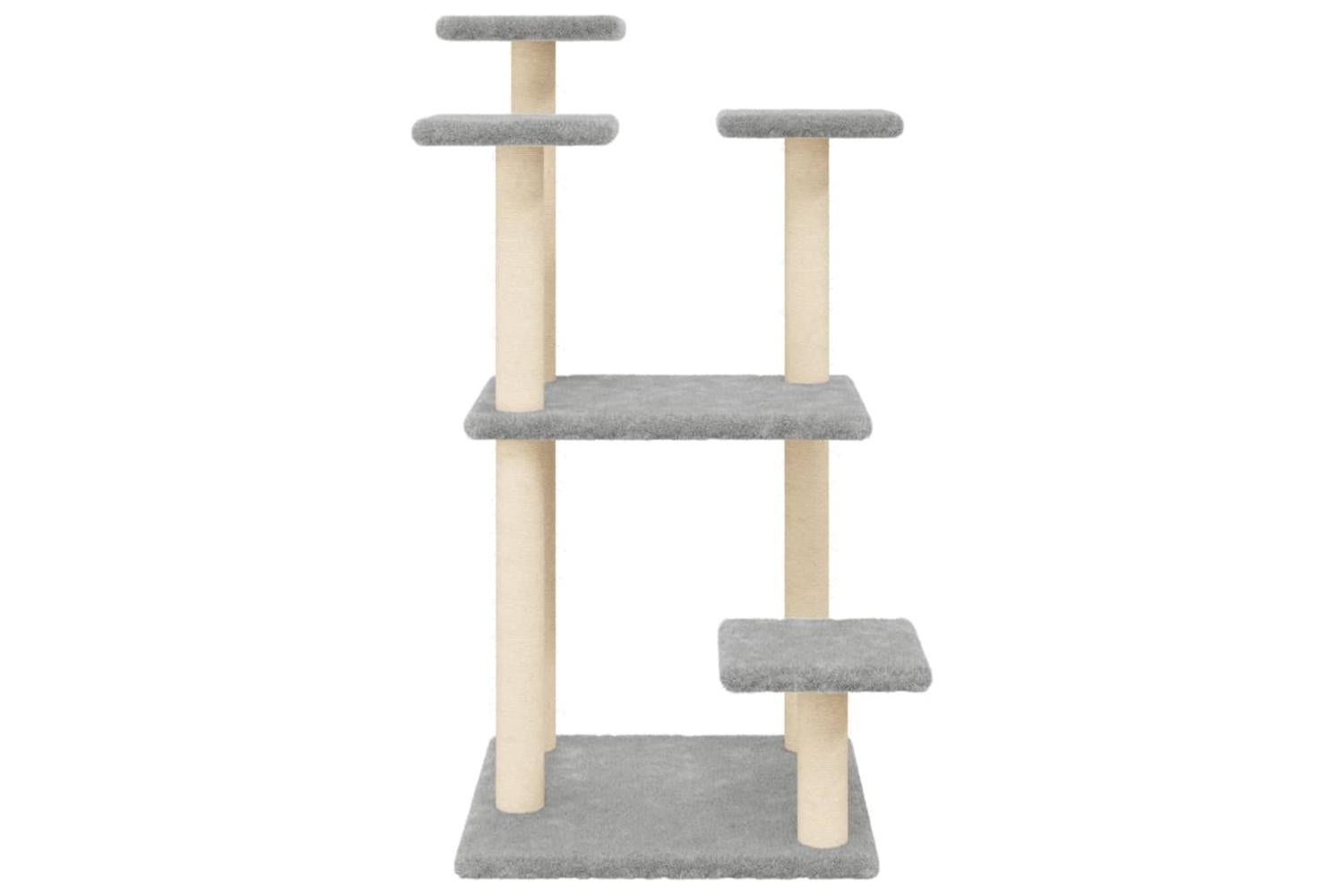 Cat Scratching Posts With Platforms Light Grey 985 Cm-4