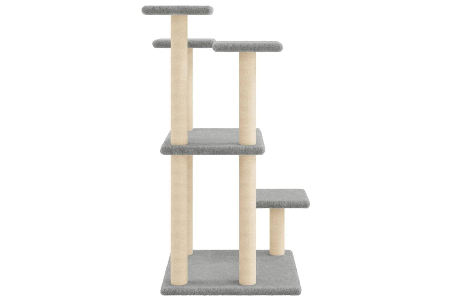 Cat Scratching Posts With Platforms Light Grey 985 Cm-5